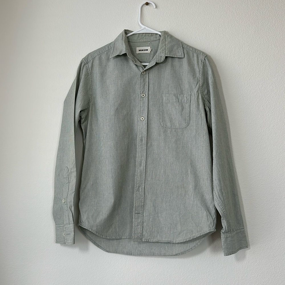 Taylor Stitch California Shirt, Striped, Size M (38)